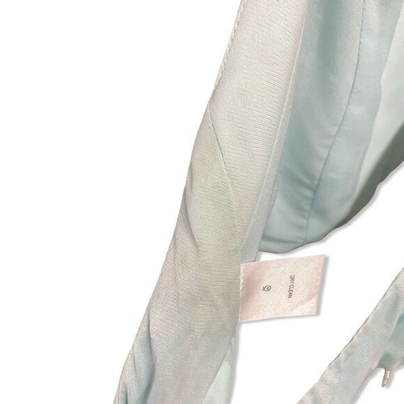 LPA Revolve Eleonora Sequin Halter Top ice blue with Gold Accents XS - Picture 4 of 7